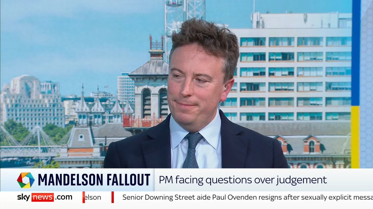 'What's the mood in Number 10?' - Darren McCaffrey Sam Coates Sky says the feeling in Downing Street is "quite grim" and believes Sir Keir Starmer is "starting to fight for his political life". #PoliticsHub 📺 Sky 501, Virgin 602, Freeview 233, YT