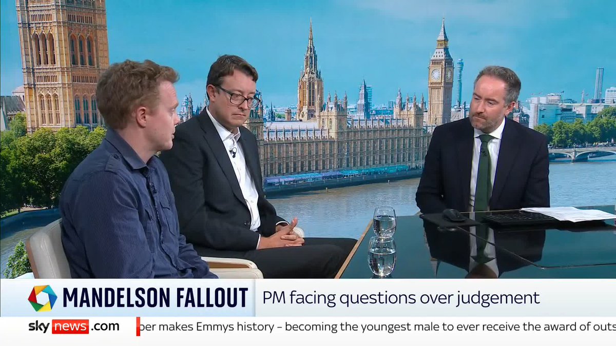 "The only thing keeping Keir Starmer in place is that there isn't an obvious replacement in parliament." Former Labour director of policy Andrew Fisher discusses the PM's future, amid a fresh resignation from his Downing Street team. #PoliticsHub