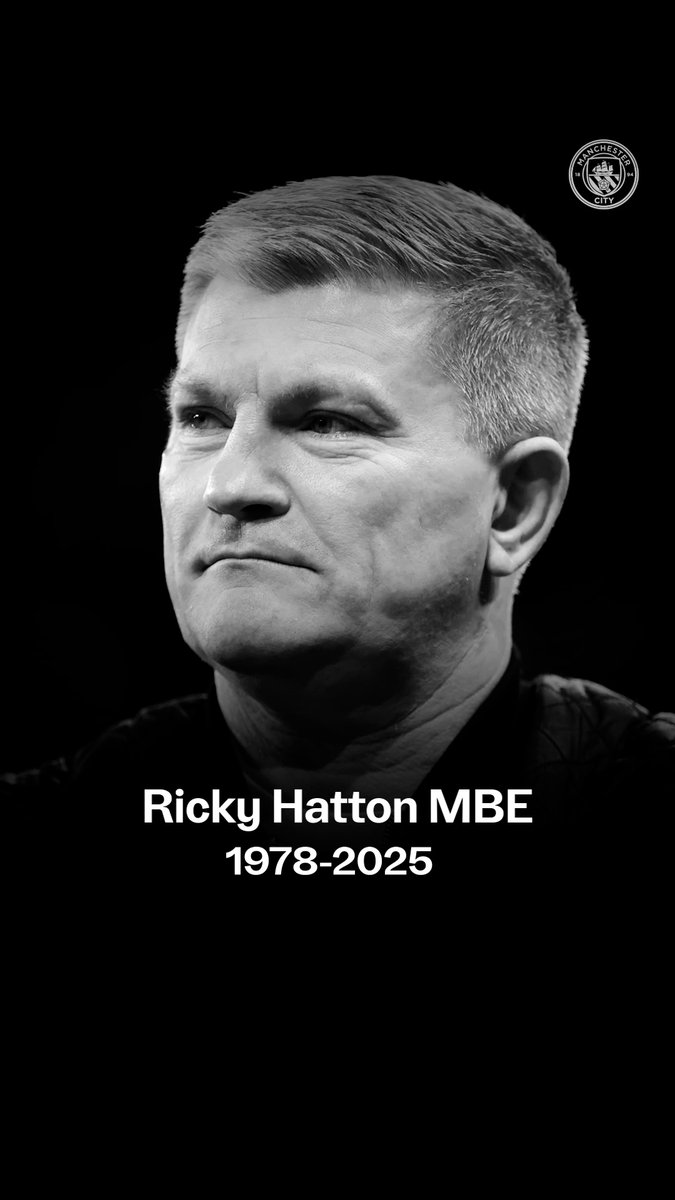 Ricky Hatton MBE 1978-2025. A true Manchester icon 🩵