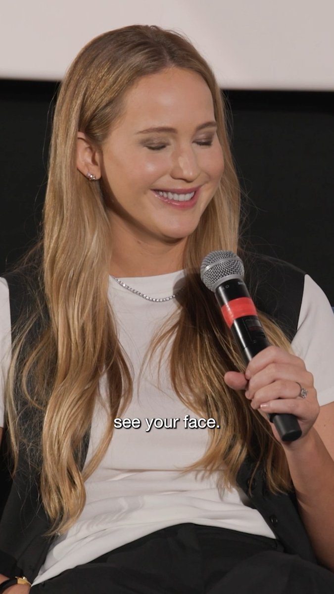 Jennifer Lawrence on her favourite thing about working on franchise films 🍿
