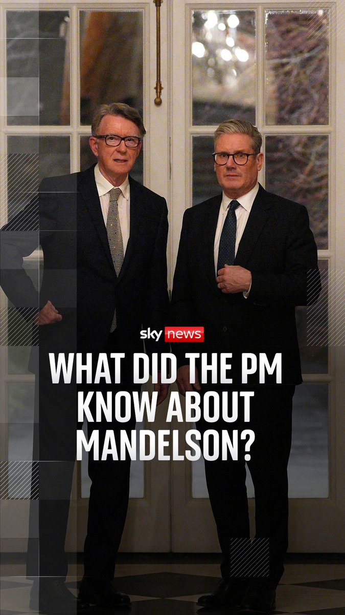 Sir Keir Starmer said that he would never have appointed Lord Peter Mandelson to the post of UK ambassador to the US if he had known what he knows now about the extent of his association with Epstein. Beth Rigby asks: What did the PM know and when?
