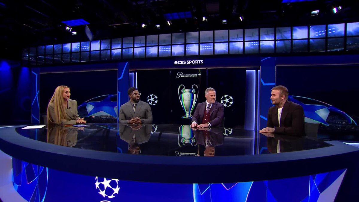 David Beckham didn’t want to step into Thierry Henry’s shoes, so he went with Micah Richards's chair instead 😭😂