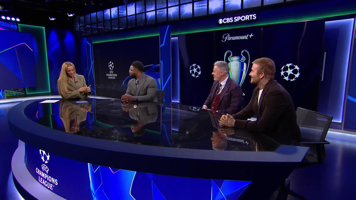 It’s that time again 🔮 Jamie Carragher, Micah Richards and David Beckham share their 2025/26 #UCL predictions 👀