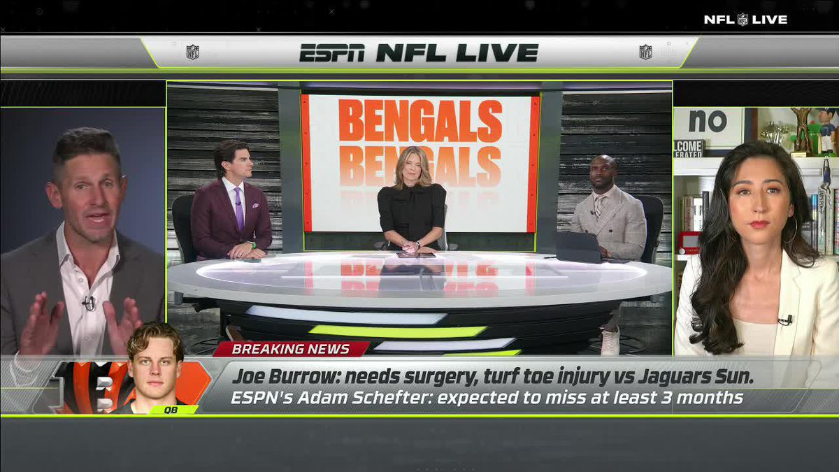 "It feels like Joe Burrow is trending towards becoming this generation's Andrew Luck." Dan Orlovsky believes Joe Burrow's turf toe should change how the Bengals operate as an organization.