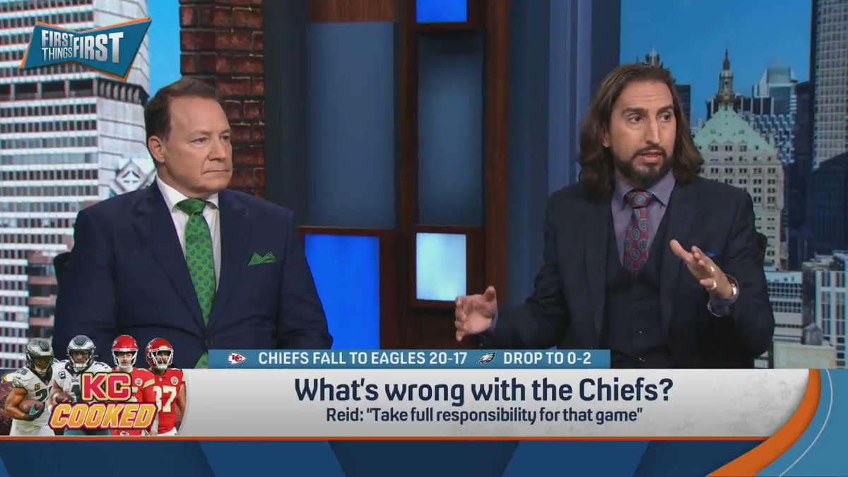A handful of things are wrong with the Chiefs, according to nick wright. He breaks them all down ⬇️