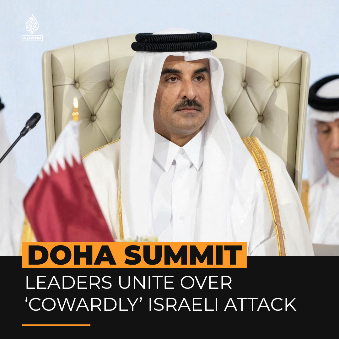 Israel's attack on Doha brought together dozens of Arab and Muslim leaders in Qatar for a show of unity, as they agreed to coordinate efforts in response to Israel’s 'cowardly' aggression.