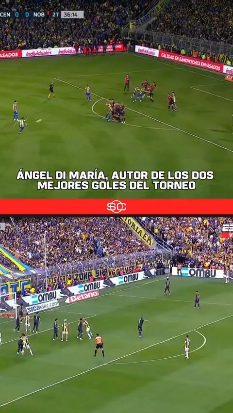 ¡EL FÚTBOL ARGENTINO DISFRUTA DE LA MAGIA DE DI MARÍA! 🇦🇷🏆 Angelito sigue agigantando su leyenda y en su regreso al país, marcó dos de los mejores golazos del #TorneoClausura: 🔥 Tiro libre para darle el triunfo a Central en el clásico ante Newell's 🔝 GOL OLÍMPICO ante Boca
