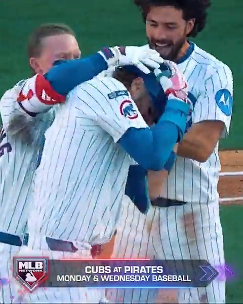 The Chicago Cubs and Pittsburgh Pirates take the field for Roberto Clemente Day in Pittsburgh! 2⃣1⃣ 🕰️ 6:30pm ET on MLB Network (or ATL at WAS)