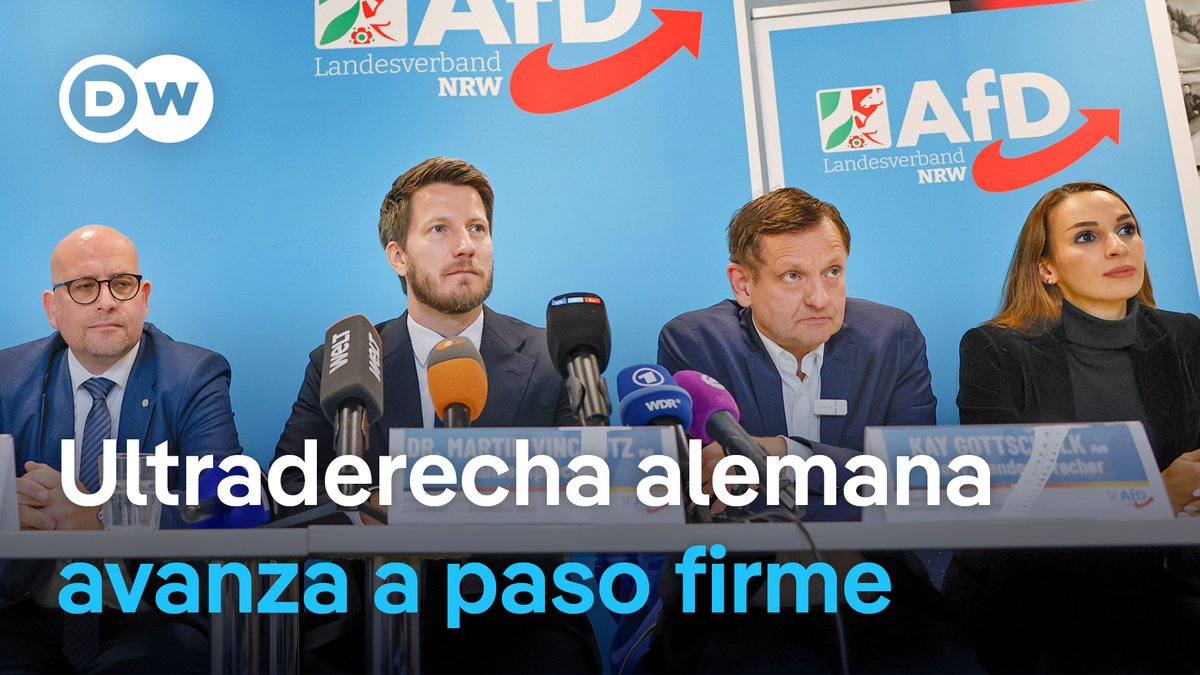 Ultraderecha de #Alemania casi triplica su resultado en el estado más poblado Alternativa para Alemania (#AfD) alcanzó más de un 14 % de los votos en las elecciones comunales realizadas este domingo en el estado de Renania del Norte-Westfalia, el más poblado del país. Con ello avanza como la segunda mayor fuerza política de Alemania. #DWNoticias /jam