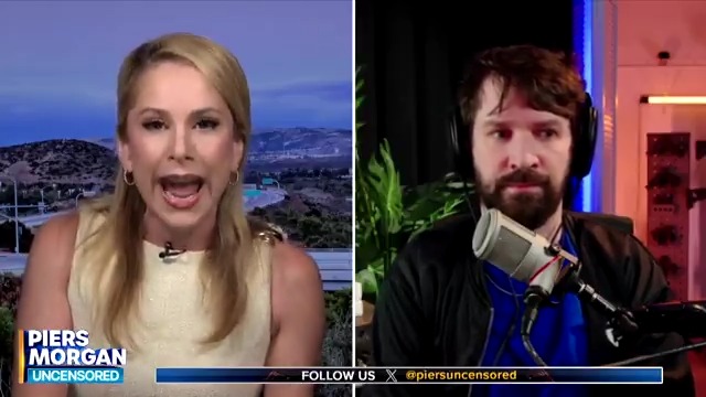 Ana Kasparian & Destiny go back & forth on Piers Morgan over Destiny mocking Erika Kirk on Twitter “When that grief is going be weaponized to do political recruitment and further radicalization on the other side..I think you have an obligation to mock it”