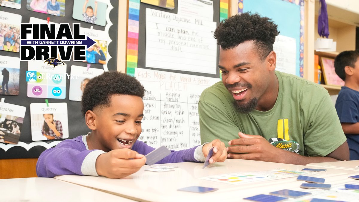 Ravens players and staff had a global Caw to Action day of service