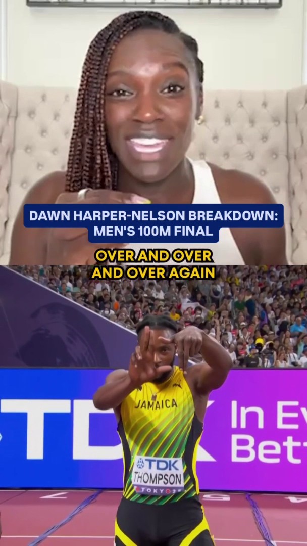 Dawn Harper-Nelson breaks down Oblique Seville, Kishane Thompson, and Noah Lyles going 1-2-3 in a WILD men's 100m final. #WorldAthleticsChamps