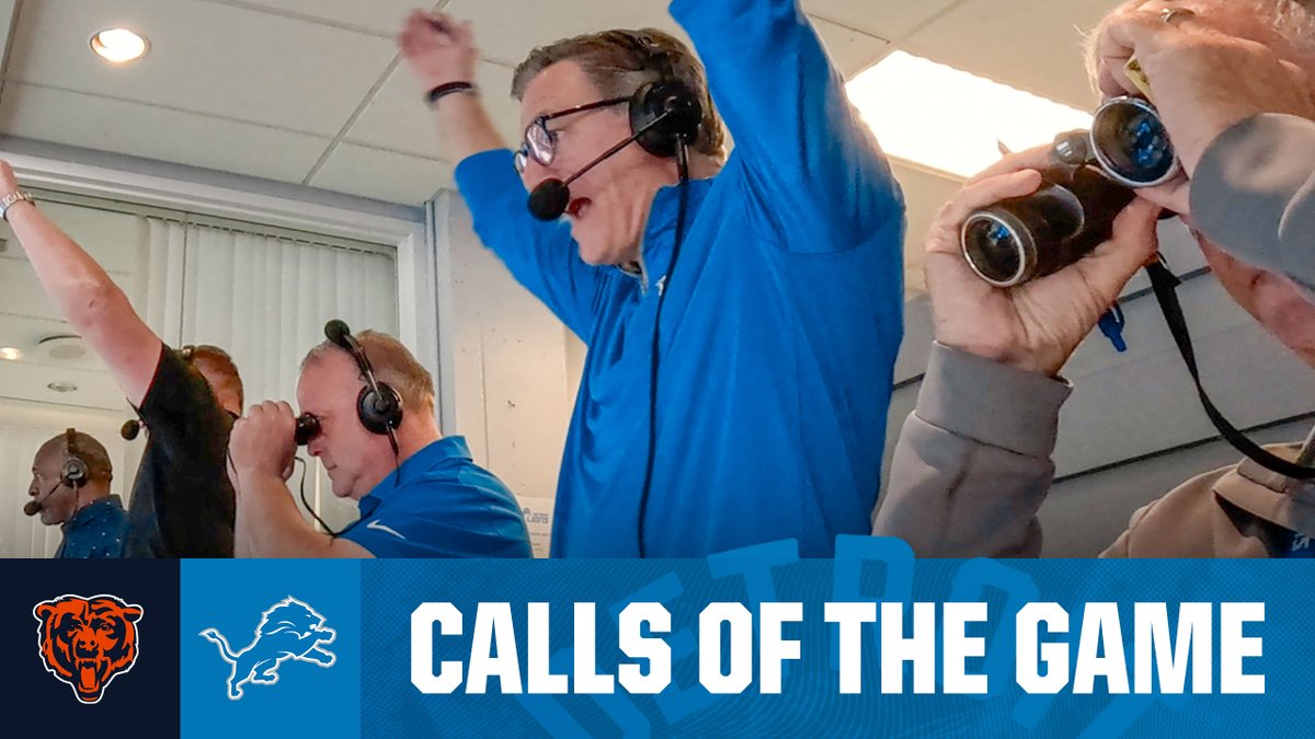 "Amon-Ra St. Brown... 1, 2, 3 times today!" Watch Week 2 Calls of the Game, featuring Dan Miller, Lomas Brown Jr. and Teej. 🎙️