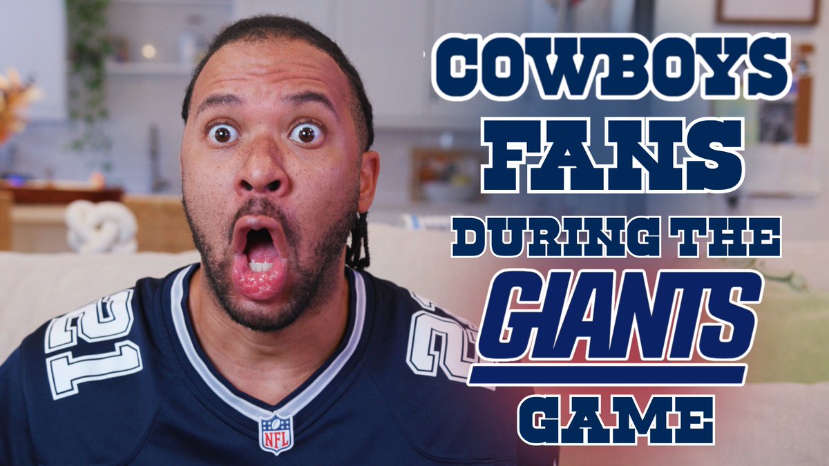 Cowboys fans during the Giants game