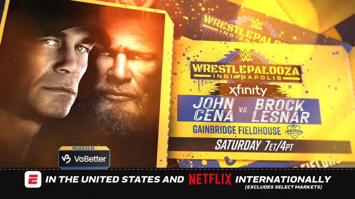 WRESTLEPALOOZA is going to be 🔥 Stream ESPN’s inaugural Premium Live Event THIS SATURDAY at 7PM ET on the ESPN app!