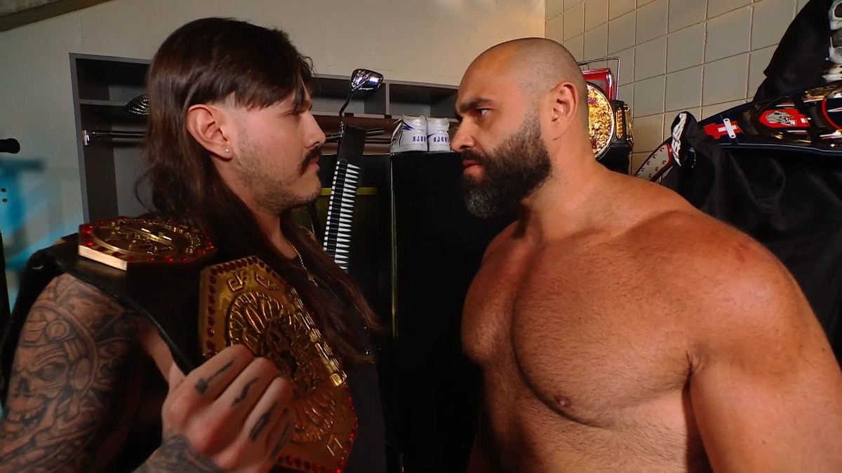 Dominik Mysterio may have TWO titles but he also has TWO problems: The Judgment Day and Rusev... 👀