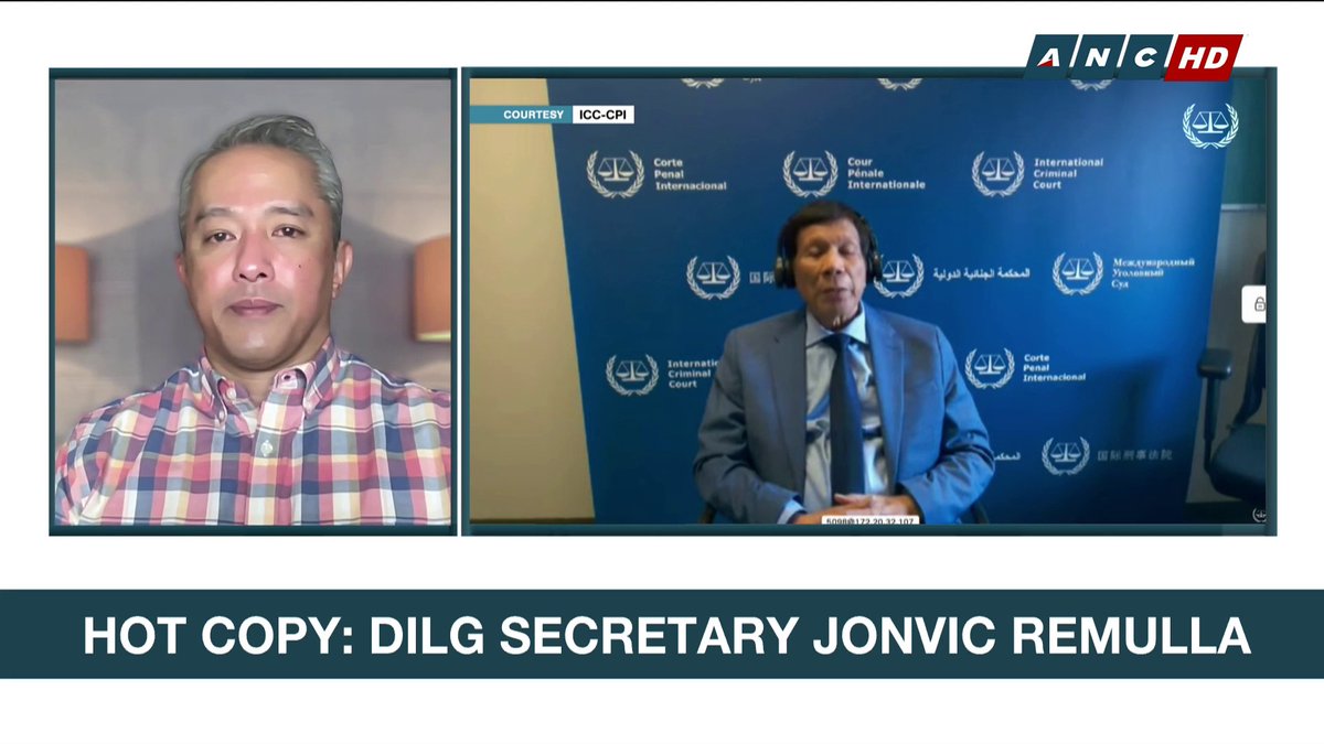 DILG Secretary Jonvic Remulla insists that argument on the arrest of former Pres. Rodrigo Duterte is moot as The Hague recognizes it as a legitimate operation. #ANCHeadstart