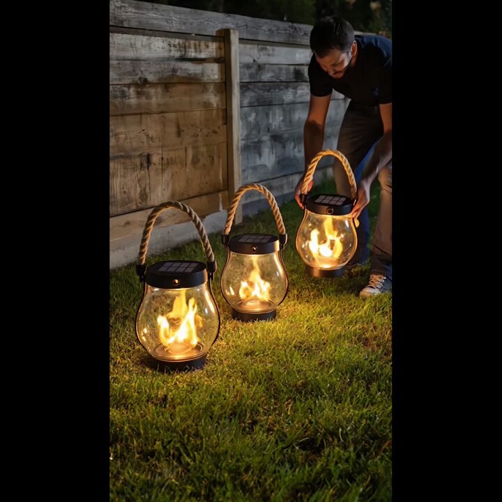 Your Evenings Called... They Want This Glow This isn’t just a lantern. It’s a flickering flame you never have to light. No wires. No switches. Just sunlight by day, magic by night.
