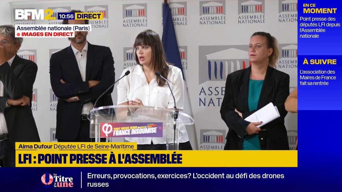 Gaza: la députée LFI annonce qu'elle va embarquer sur une flotille humanitaire qui rejoindra la "Sumud en pleine mer pour grossir le nombre de bateaux qui essayeront de forcer le blocus humanitaire à Gaza" #BFM2