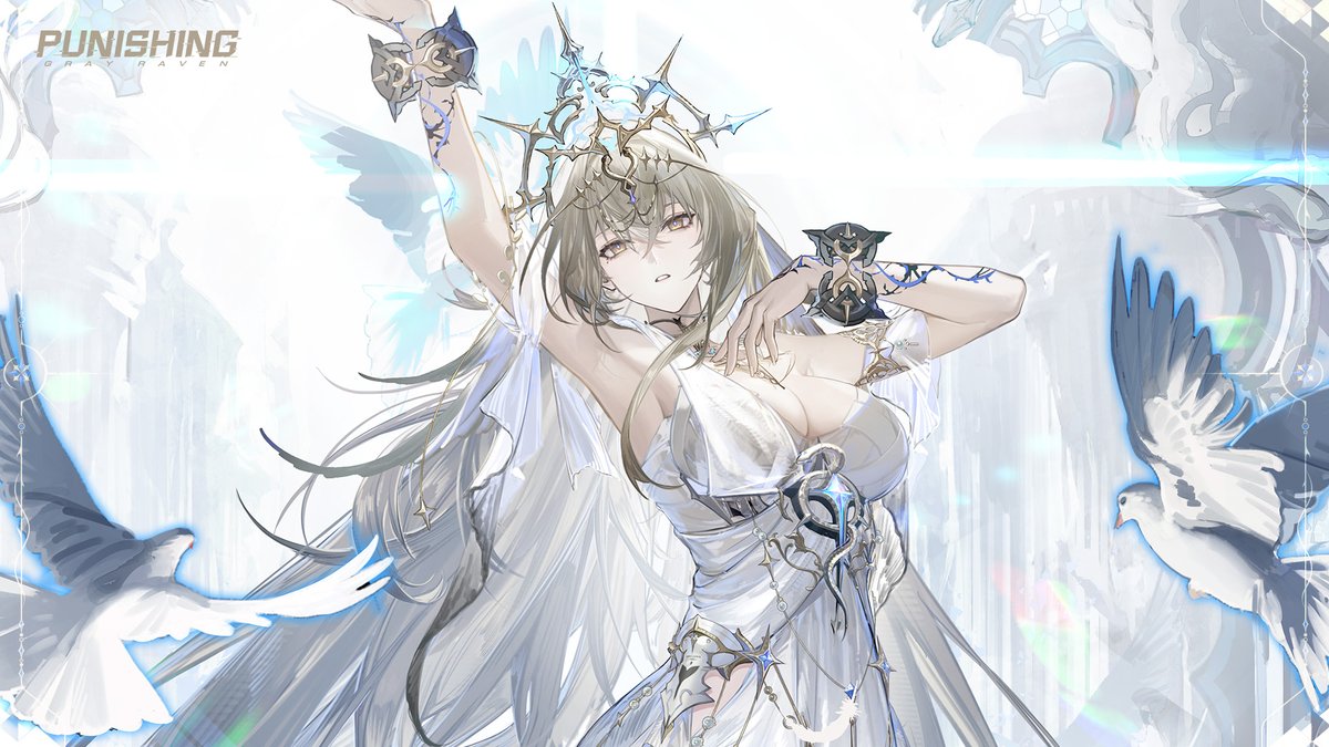[Character Showcase | Bianca: Crepuscule] "Gentleness and sharpness are two aspects of a same reality. I won't give up my pursuit of power." —Traversing the twilight's maze to embrace the dawn's radiance, the new frame "Bianca: Crepuscule" arrives! #punishinggrayraven #PGR