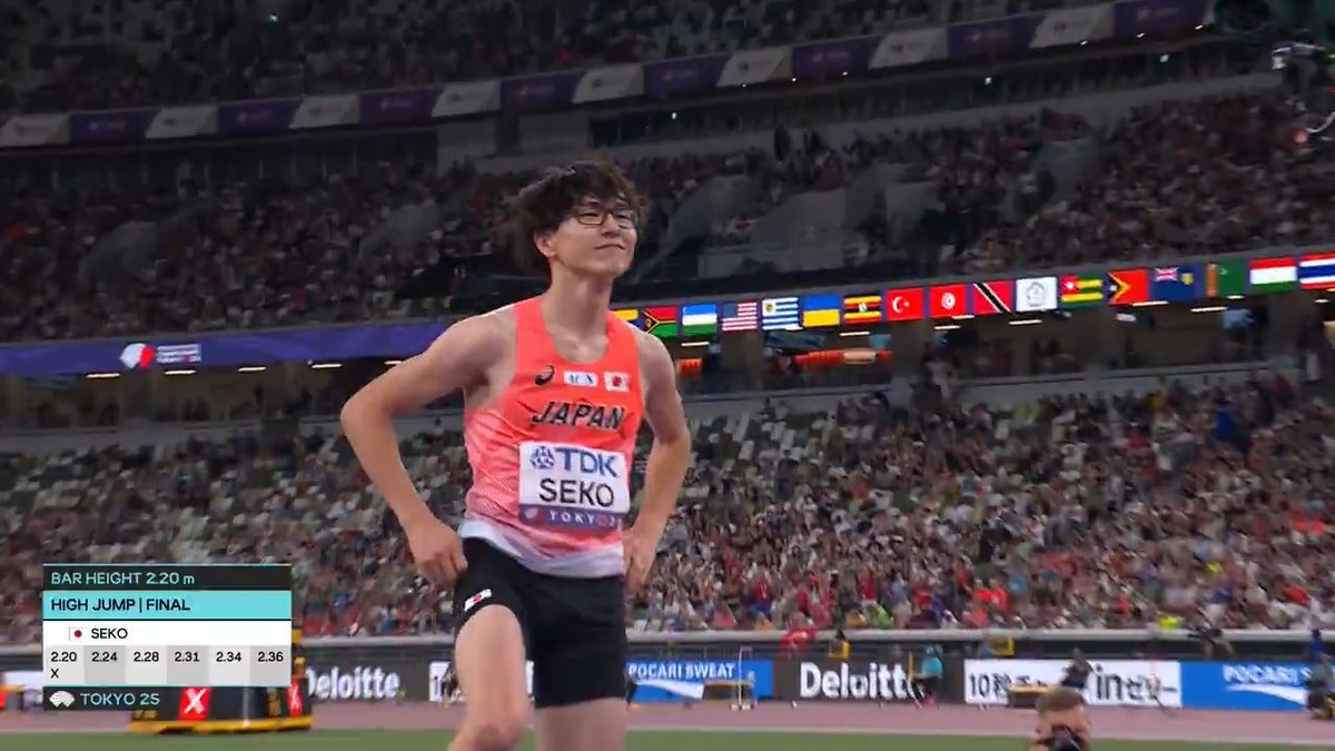 【東京世界陸上】 ▶️男子走高跳 決勝 🇯🇵瀬古優斗 選手 10位✨ 2m20 📺TBS系 生中継 ⚡️TVerでは放送同時 &amp; 全49種目LIVE配信⚡
