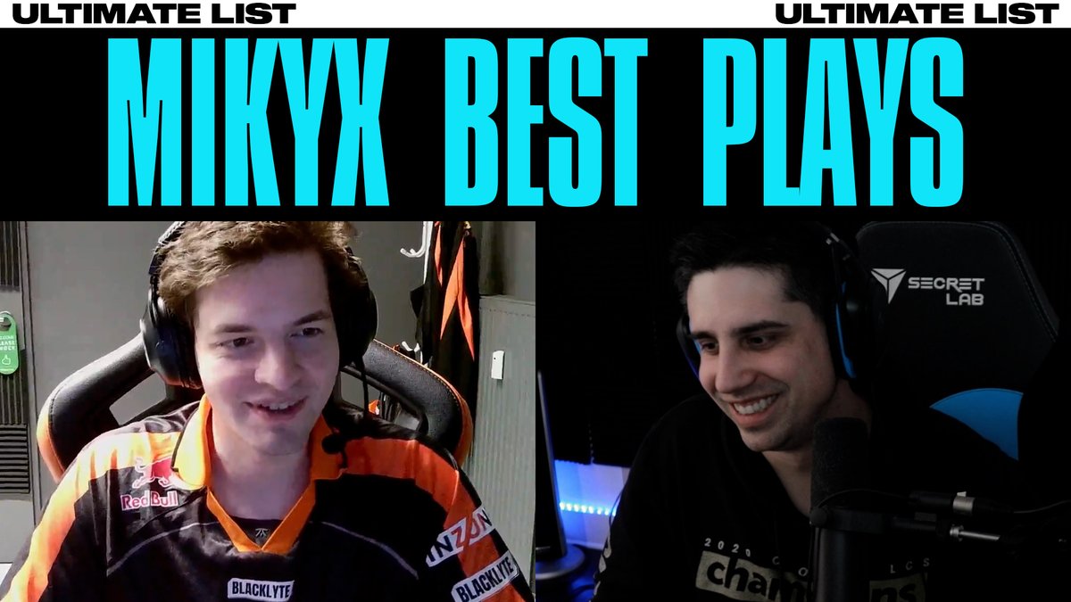 Big brain support plays incoming: Mihael Mehle 🦖 reacts to his BEST career plays so far in our newest Ultimate List, hosted by Christian Rivera! Watch here: