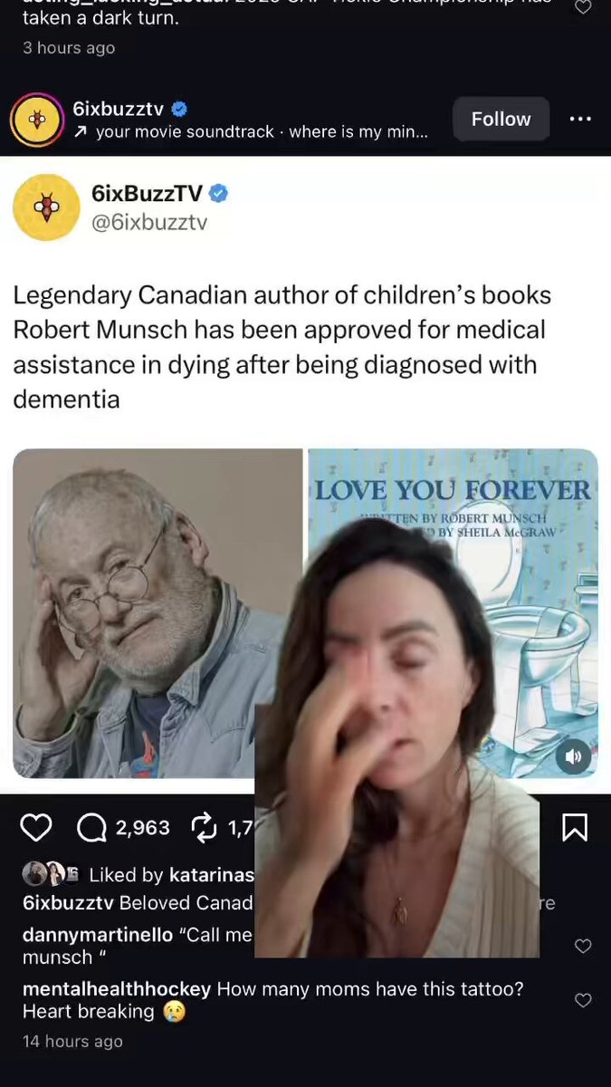 Informed consent??? Ya I don’t think so Robert Munsch, I’m so sorry Canada is failing you and over 77,000 Canadians to day. Don’t drink the kool aid. This isn’t care, this isn’t compassion. This is giving up on our society While dwdc and Camap laugh as they collect your tax dollars to kill its citizens Kels 🏴