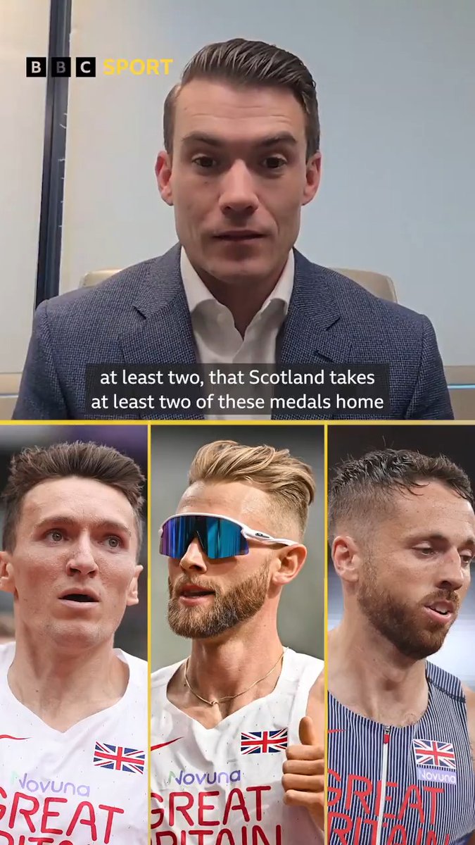 🗣️ "There's a chance Scotland could take ALL THREE medals" 🥇🥈🥉 Chris O'Hare - who in 2013 was the first British man in six years to reach the 1500m final at the World Championships - on Neil Gourley, Josh Kerr and Jake Wightman in the 2025 final 🏴 #BBCAthletics
