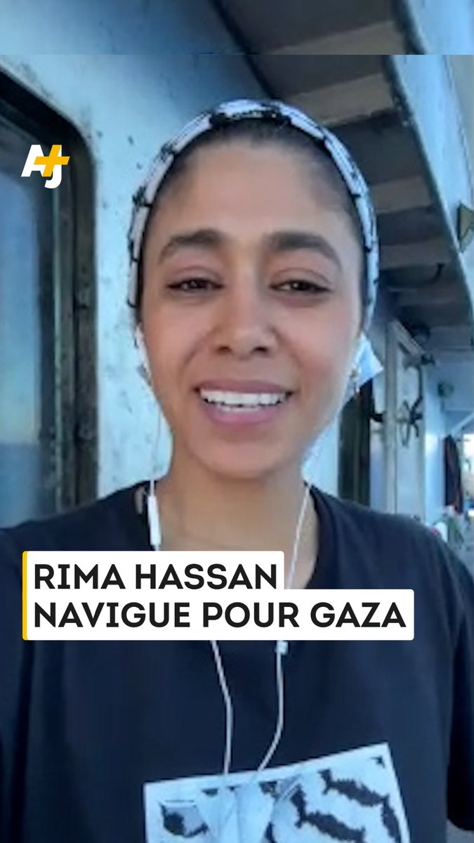 AJ+ a appelé l’eurodéputée franco-palestinienne Rima Hassan, actuellement à bord du “Familia Madeira”, le vaisseau amiral de la Global Sumud Flotilla en route pour Gaza.
