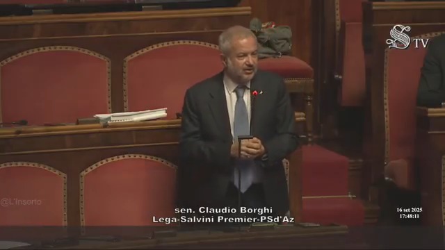 Claudio Borghi Aquilini Intervento su DDL Banche multilaterali 16-09-2025