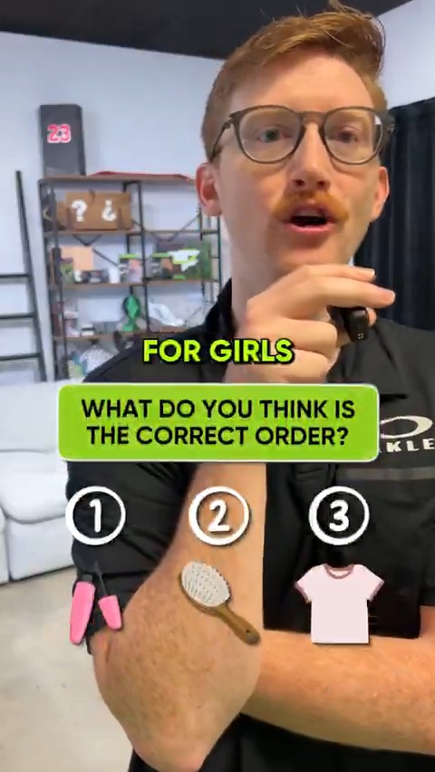 Alright ladies, what’s the correct order? 💋💄💁♀️