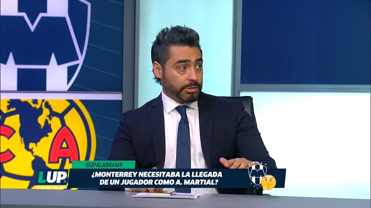 "ES MUCHO MÁS CONTRATACIÓN LA DE ÁNGEL CORREA QUE LA DE ANTHONY MARTIAL" 🤷♂️ El jugador francés es el nuevo refuerzo de Monterrey y Rubén Rodríguez 👤 reafirma la urgencia del título en el equipo de Doménec Torrent "HOY RAYADOS ES EL EQUIPO MÁS OBLIGADO AL TÍTULO" 🏆 #LUP