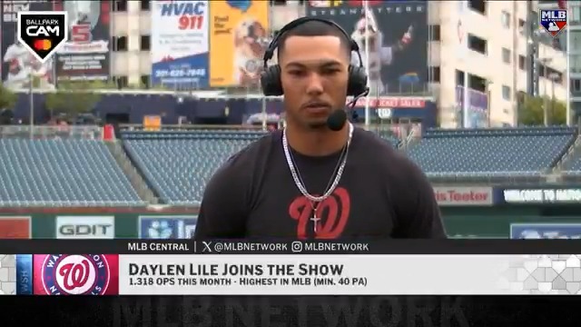 22-year-old Daylen Lile is having a breakout rookie season for the Washington Nationals and leads MLB with a 1.318 OPS in September! Lile stopped by #MLBCentral to take us through his pregame hitting routine and mindset since getting called back up to the Big Leagues.