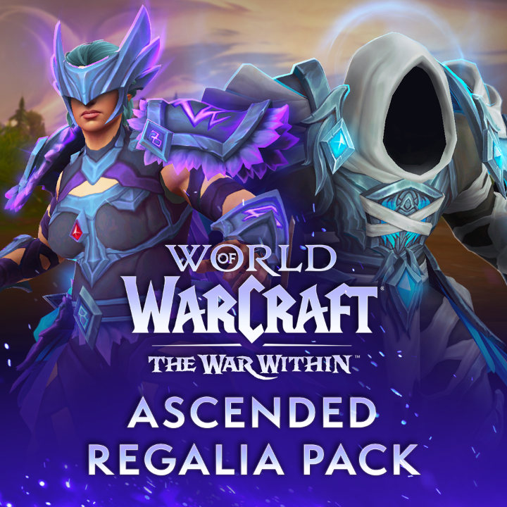 Ascend your look to new heights! Interchangeable transmog set with 20+ weapon options! Read more here: