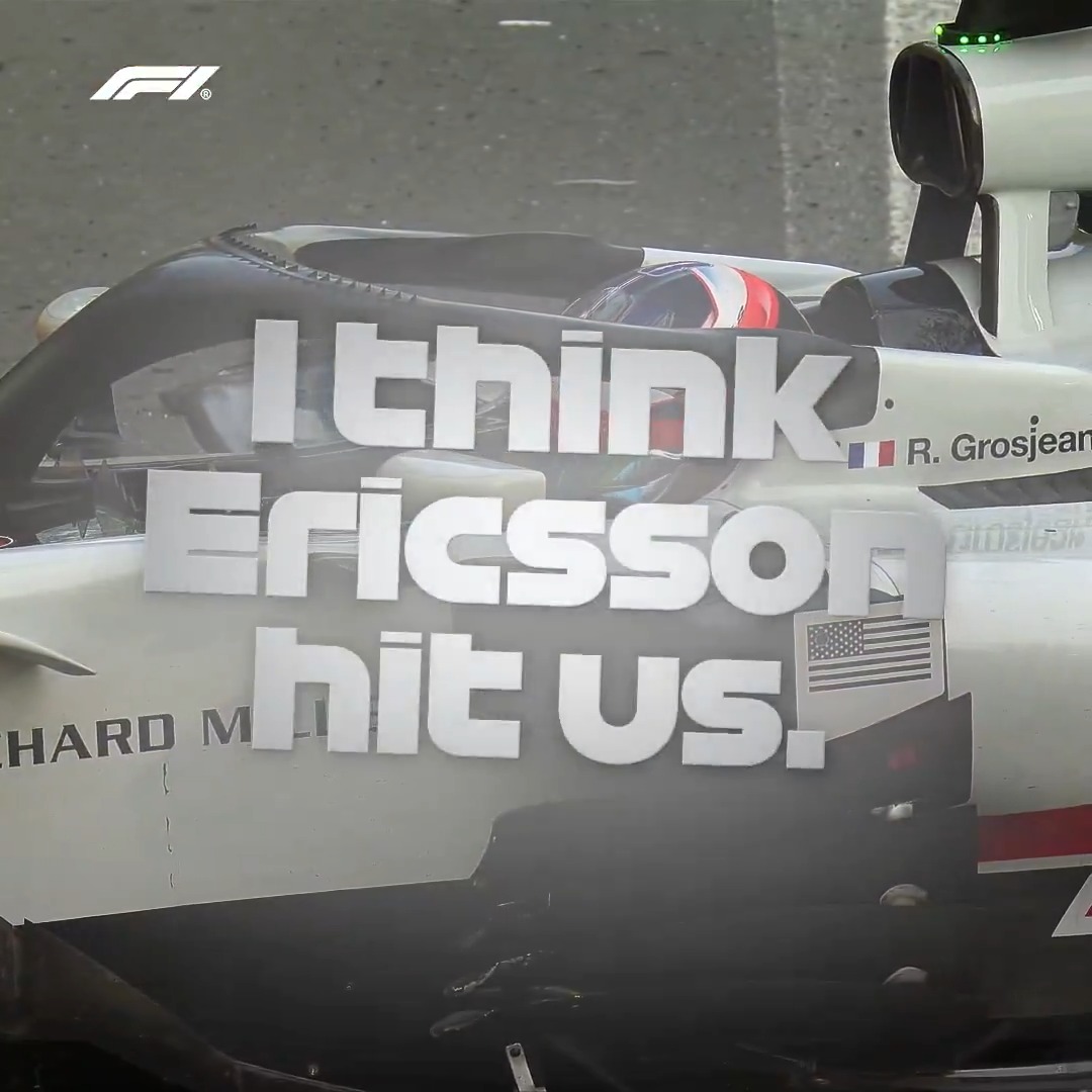 Still can't believe Marcus Ericsson did this to Romain Grosjean 😡 #F1 #AzerbaijanGP