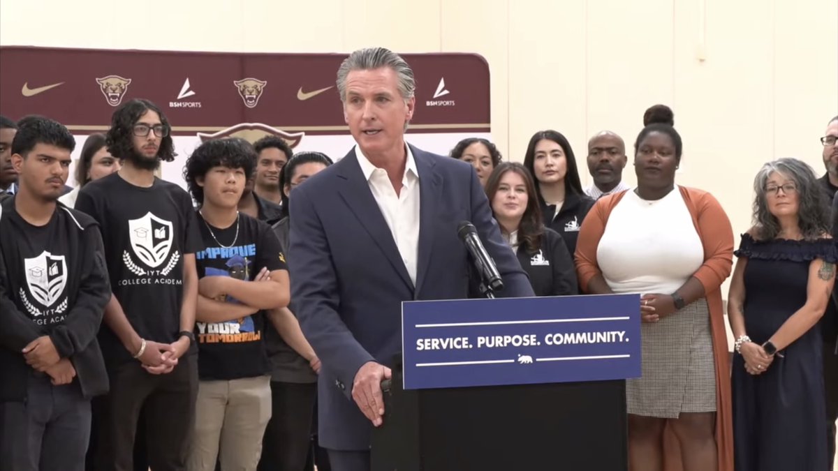 California is facing a crisis of connection among young men, with rising suicide rates and deepening isolation. So today, I'm issuing a challenge: for men to step up and volunteer as mentors, coaches, and tutors, and build a California for young men to grow and thrive.