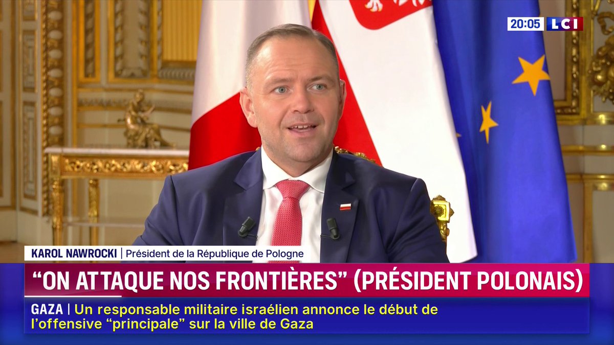 🗣️ "En tant que président de la République de Pologne, je pense que la Pologne devrait faire partie du partage nucléaire" : Karol Nawrocki 📺 Darius Rochebin