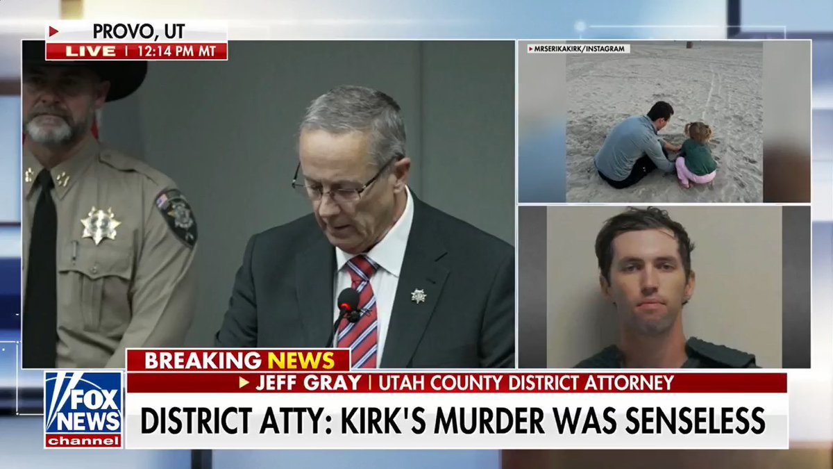 JUST IN: Tyler Robinson is being charged with several counts, including aggravated murder.