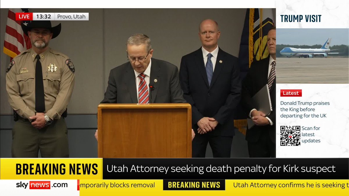 "I hoped to keep this secret until I died of old age." Utah County Attorney Jeff Gray reads out messages that Tyler Robinson allegedly sent to his roommate. Robinson has been charged with the murder of Charlie Kirk. 📺 Sky 501, Virgin 602