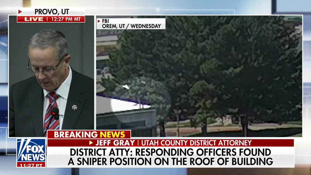 Utah County Attorney: "Robinson's mother expressed concern to her husband that the suspect shooter looked like Robinson. Robinson's father agreed." "Robinson's mother explained that over the last year or so, Robinson had become more political and had started to lean more to the left."