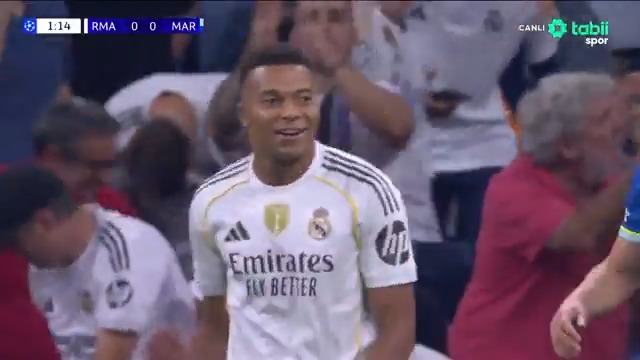 Mbappe’den ilk dakikada röveşata denemesi! 😮 #UCL