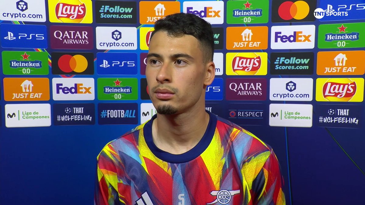 Thank you Leandro for the ball." 🙏 Gabriel Martinelli on his instant impact after coming on for Arsenal ⚡️ 🎙️ Danny Jamieson