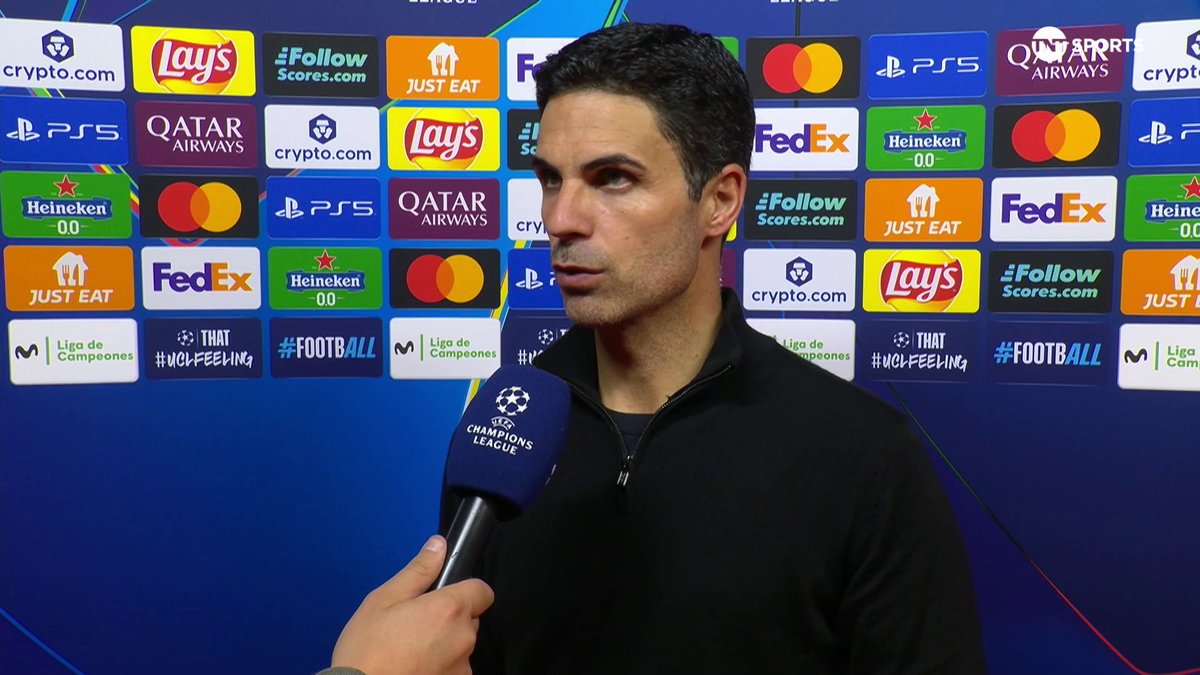 "Immediately, they were ready." 💪 Mikel Arteta reacts to Arsenal's win over Bilbao, including his super subs, Arsenal's clean sheet record and Cristhian Mosquera's UCL debut ⛔️ 🎙️ Danny Jamieson