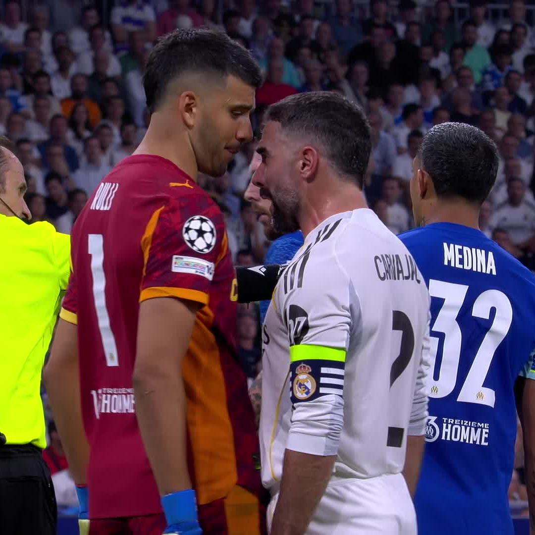 Rote Karte! Carvajal mit dem Kopfstoß und dem Platzverweis #UCL #DAZNmoment