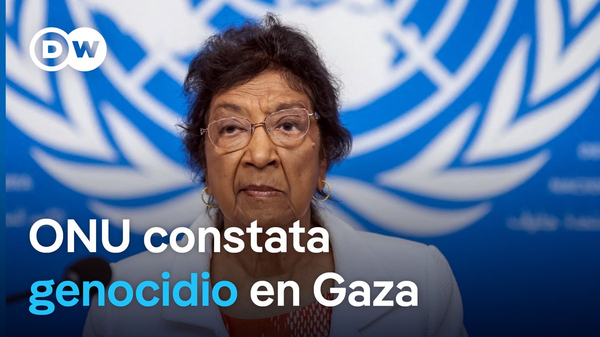Comisión independiente de la #ONU determina que Israel está cometiendo un genocidio en #Gaza El estudio, realizado durante casi dos años, concluyó que Israel comete cuatro de los cinco actos de genocidio establecidos en la Convención para la Prevención y la Sanción del Delito de Genocidio de 1948. #Israel, que asegura defenderse de la amenaza de Hamás desde los atentados terroristas del 7 de octubre de 2023, rechazó las acusaciones y calificó el informe de falso y escandaloso. #DWNoticias /jam
