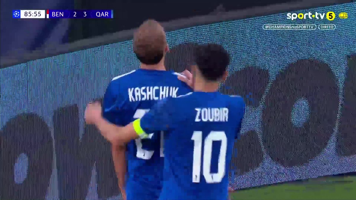 Kashchuk gelou a Luz 🧊 #sporttvportugal #CHAMPIONSnaSPORTTV #UefaChampionsLeague #SLBenfica #QarabagFK