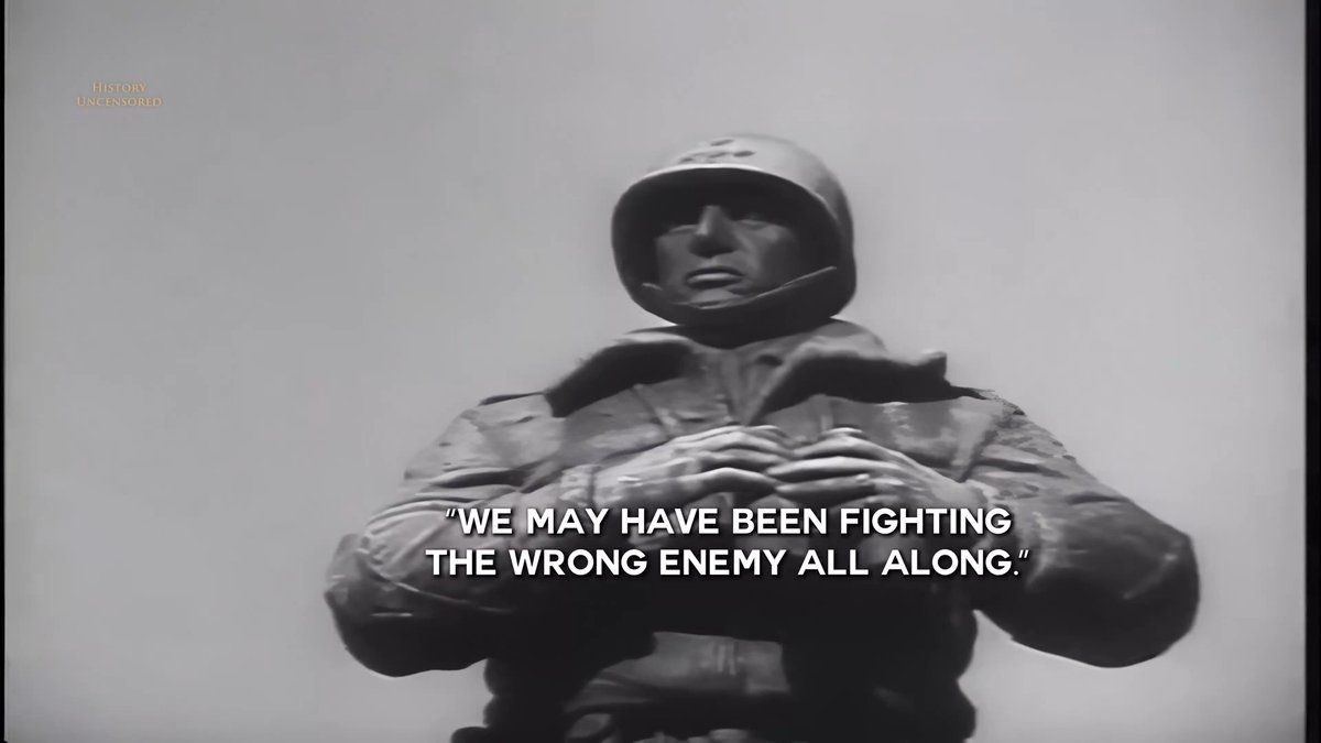 🇺🇸 General Patton's Warning after World War 2 "We fought the wrong enemy."