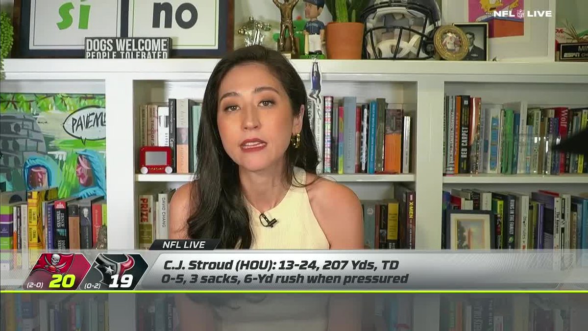 "This is an operational issue. ... It's the quarterback, it's the scheme, it's the players as well." Mina Kimes speaks on the Texans needing to make life easier for C.J. Stroud ✍️