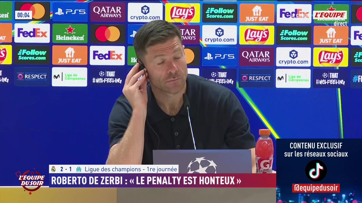 💬 Xabi Alonso répond à Samir Nasri : « Aujourd'hui, c'est tombé de notre côté » #RMAOM