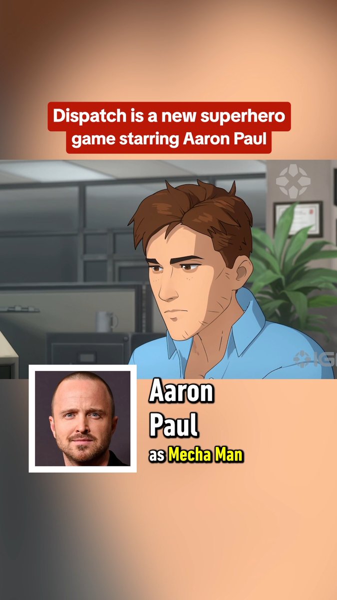 Yes, this is a video game! Dispatch is a workplace superhero comedy adventure game from a group of ex-Telltale developers. The game stars Aaron Paul, Laura Bailey, Jeffrey Wright, MoistCr1TiKaL, and more: